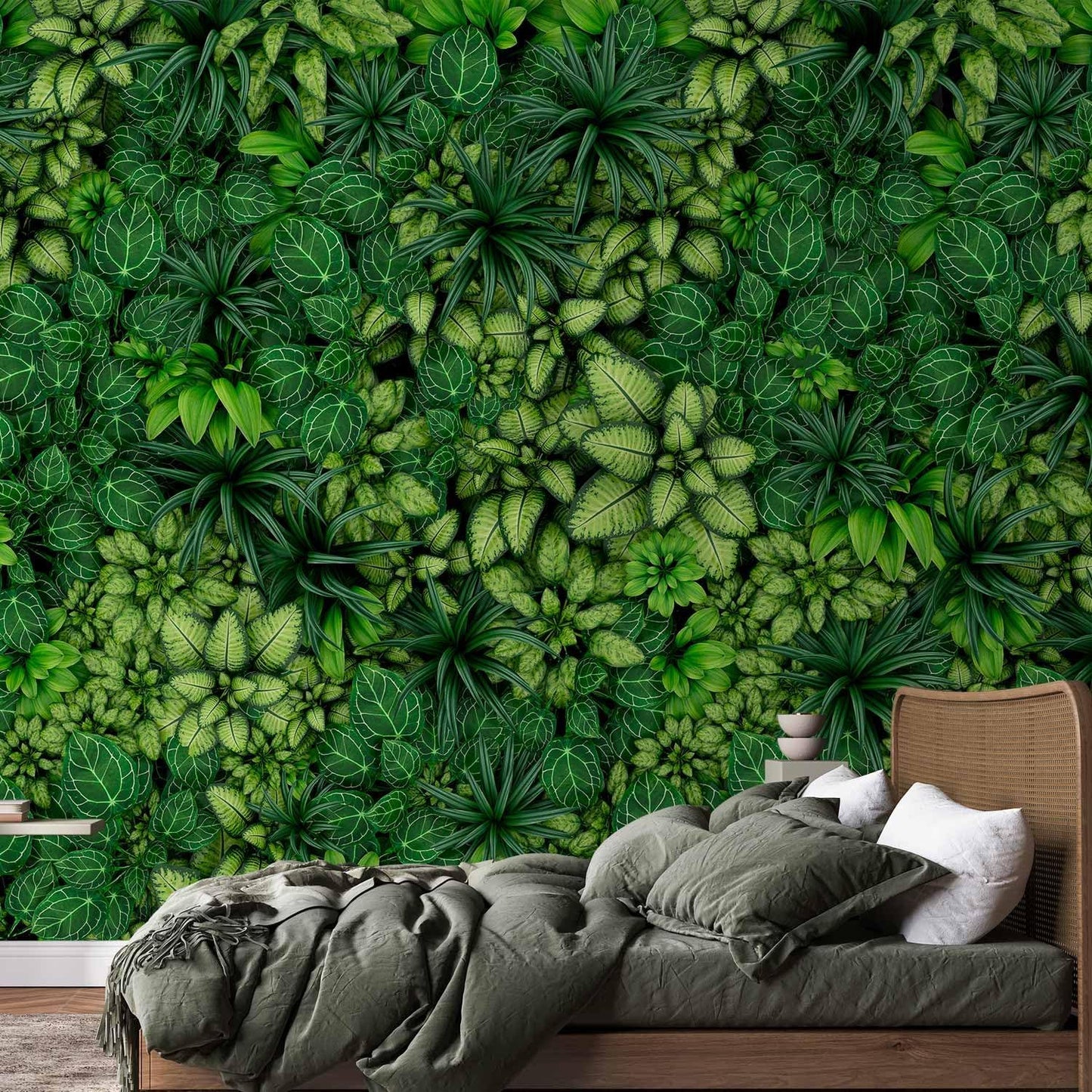 artgeist Premium Wall Mural Plants 197x138 in - Non-Woven Wallpaper Fleece Wall Decor Photo Print Picture Image Design Nature Botanics Tropical Leaves b-B-0601-a-a