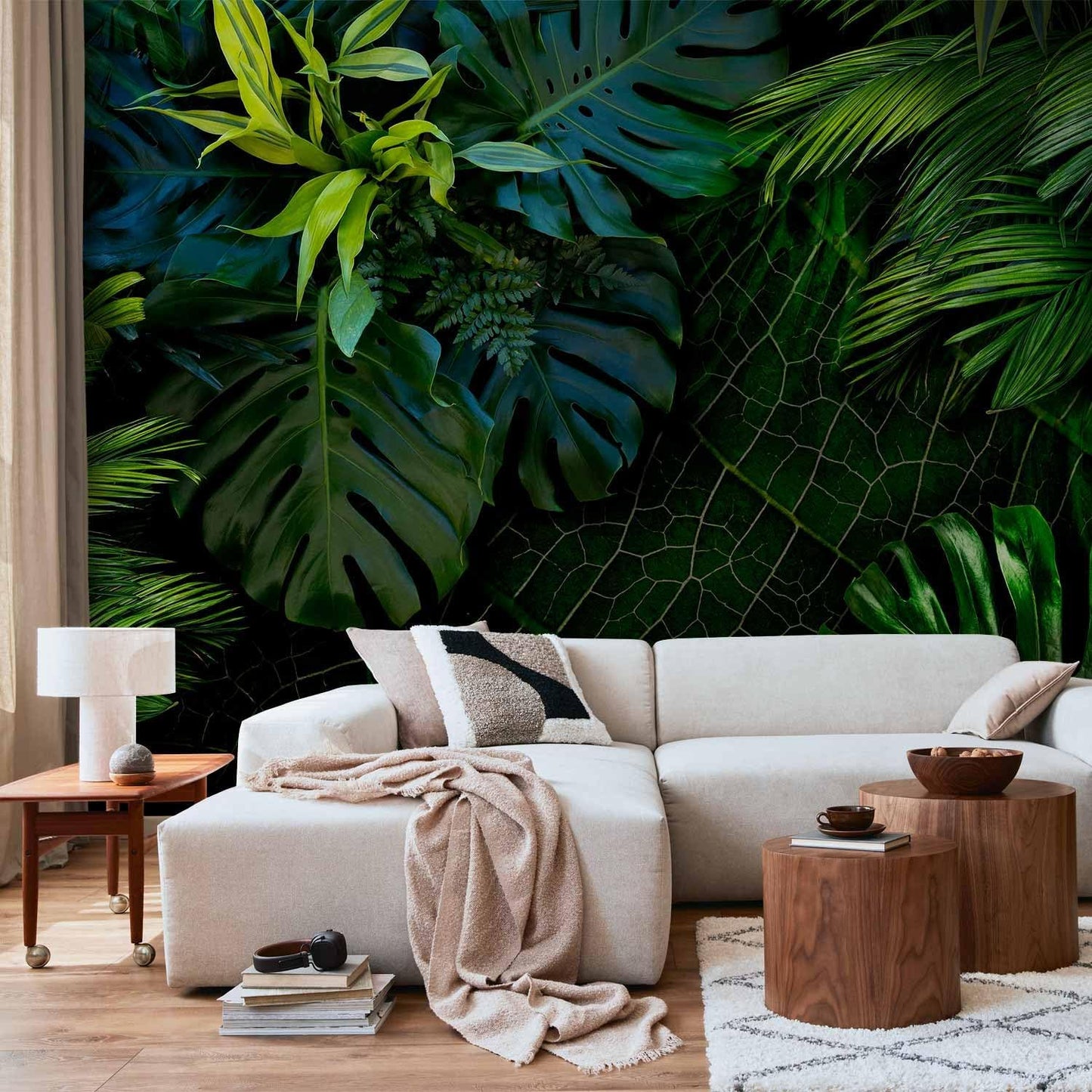 artgeist Wall Mural Tropical 138"x101" XXL Peel and Stick Self-Adhesive Wallpaper Removable Large Sticker Foil Wall Decor Print Picture Image Design b-C-0224-a-a