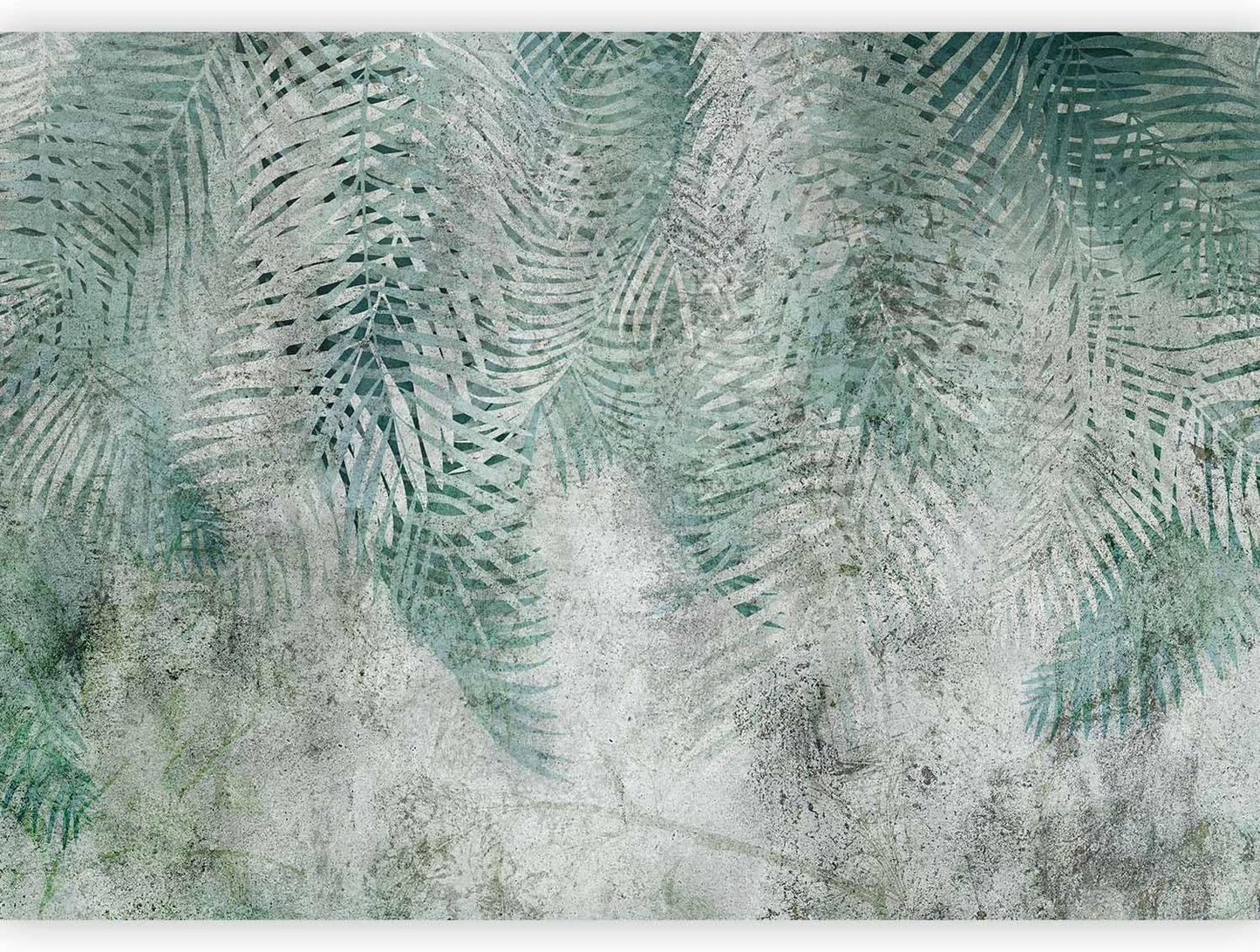 artgeist Wall Mural Leaves 135x101 in - XXL Peel and Stick Self-Adhesive Wallpaper Removable Large Sticker Foil Wall Decor Print Picture Design Nature Botanical Plants Palm Abstract b-C-0861-a-a