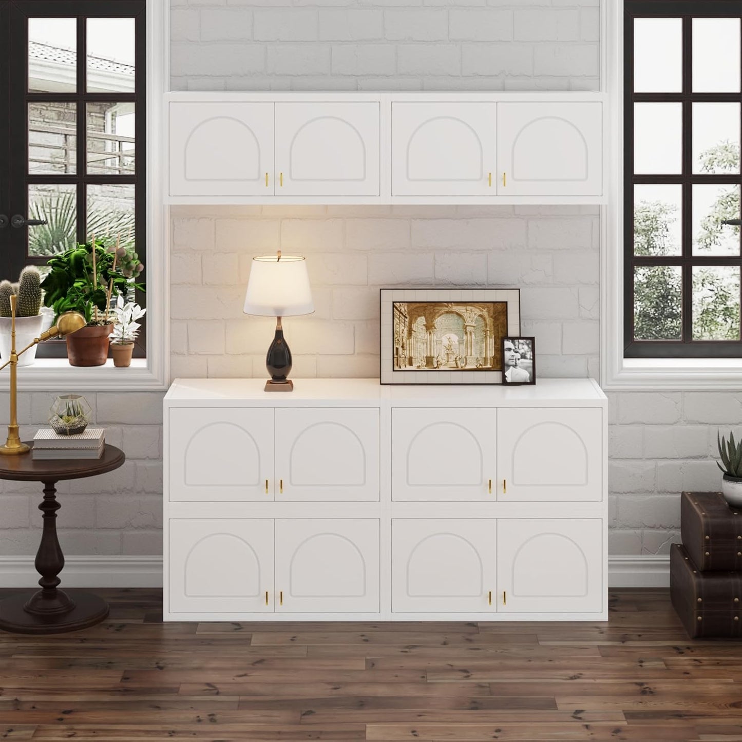 Bathroom Cabinet Wall Mounted, Metal Laundry Wall Storage Cabinets Over Toilet, Medicine Cabinet Organizer with 2 Doors, Floating Cabinets for Launtry, Kitchen, Bathroom, Living Room