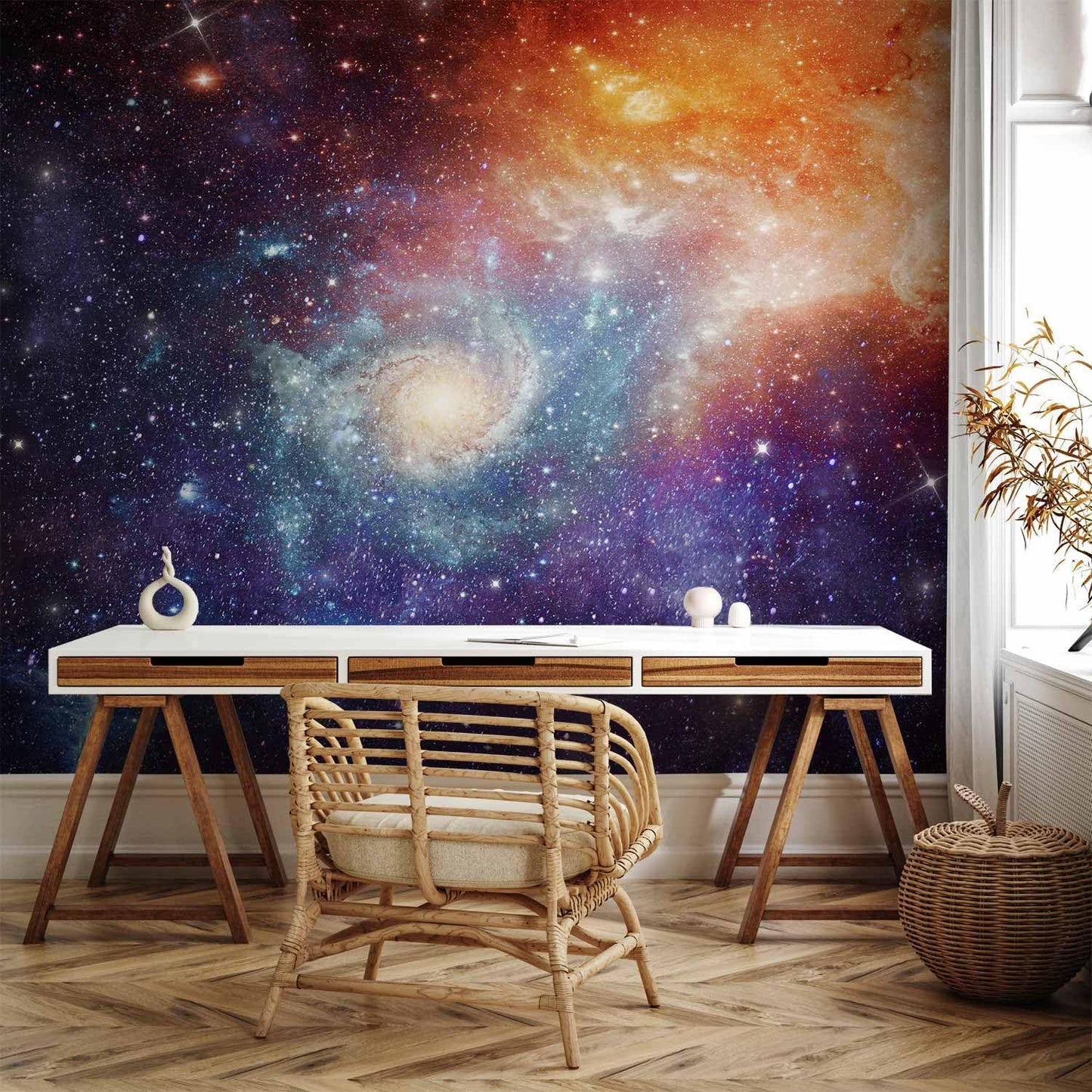 artgeist Wall Mural Cosmos Galaxy 138x101 in - XXL Non-Woven Wallpaper Fleece Wall Decor Photo Print Picture Image Design Home f-C-0101-a-a