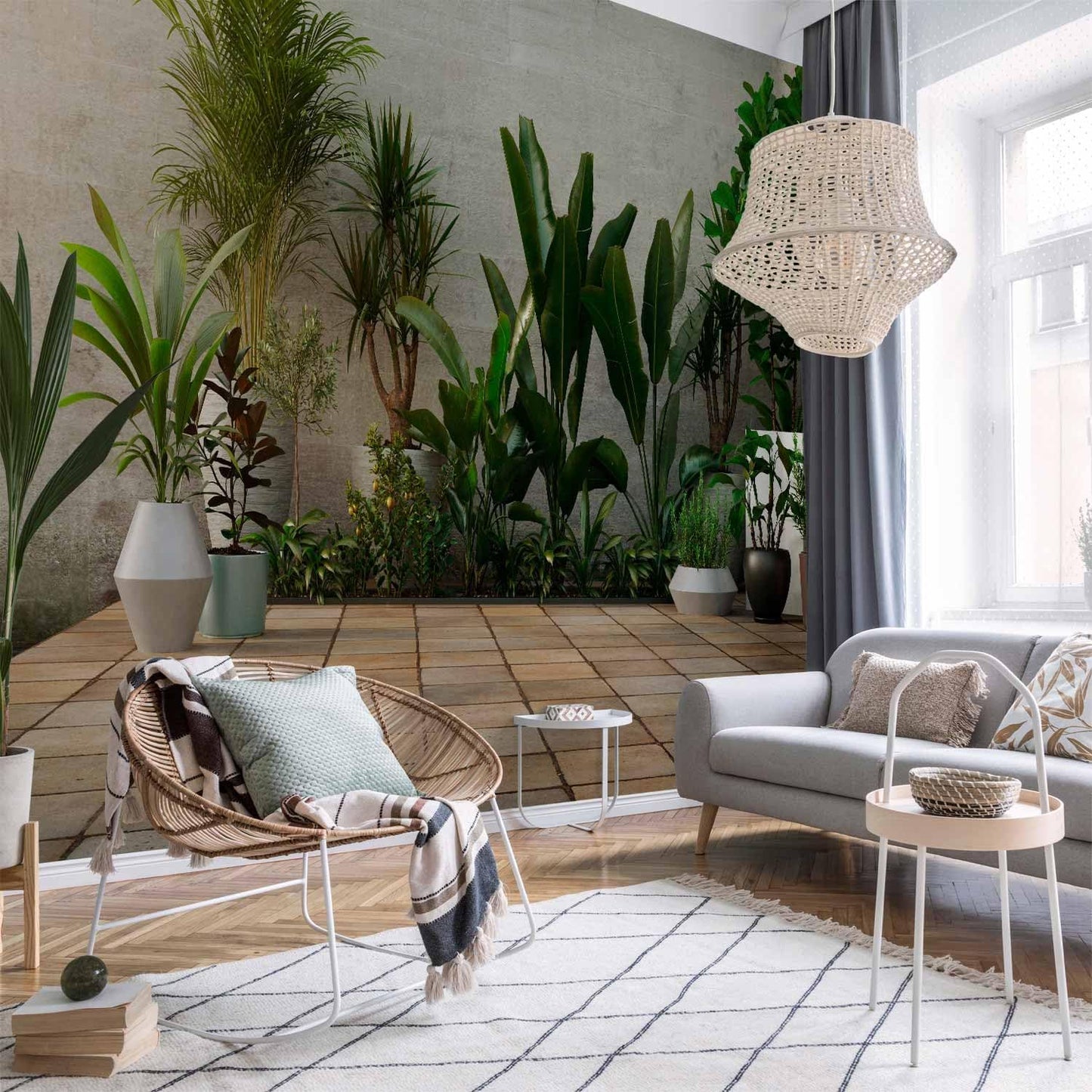 artgeist Wall Mural Nature 98x69 in - XXL Non-Woven Wallpaper Fleece Wall Decor Photo Print Picture Image Design Botanics Plants 3D Effect b-B-0600-a-a