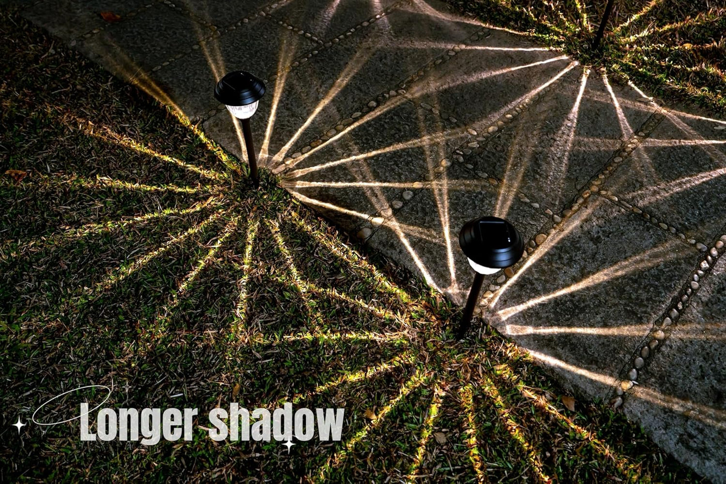 5 Pack Solar Path Lights,Waterproof Metal in Groud Outdoor Solar Light