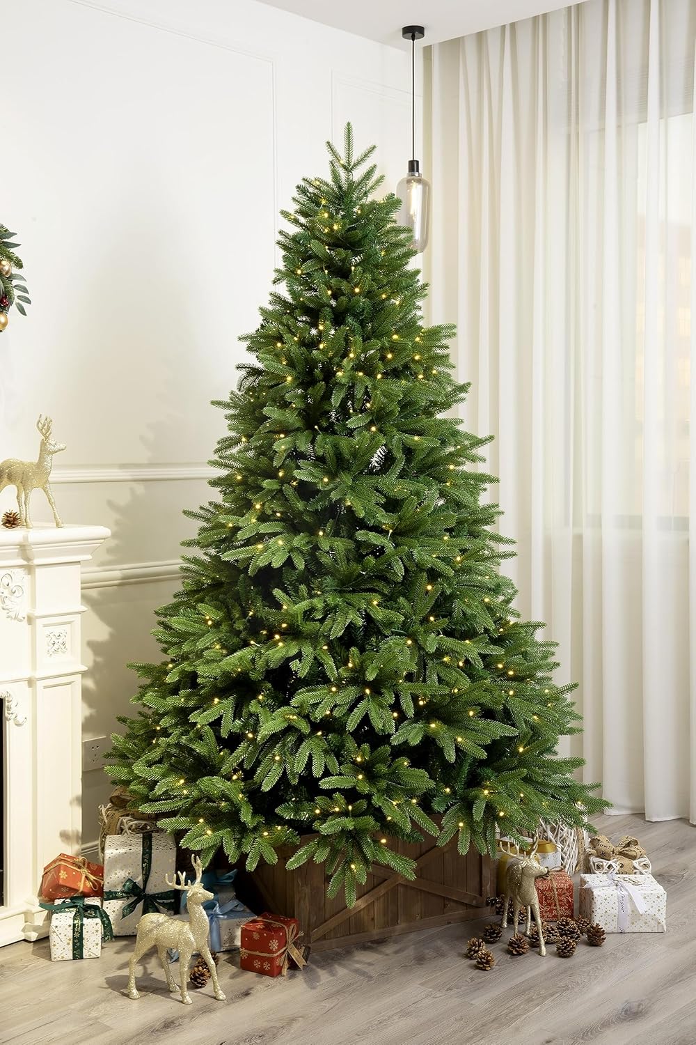 7 Foot Evergreen Valley Fraser Fir Christmas Tree (7ft Pre-lit)